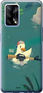 Силиконовый чехол Уточка с автоматом для Oppo A74 - 6356u-2305 изображение 