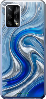 Силиконовый чехол Liquid Chrome для Oppo A74 - 6781u-2305 изображение 