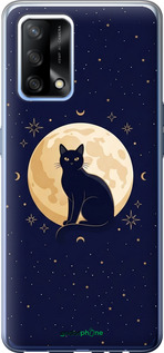 Силиконовый чехол Cute Cat Celestial/Witchy для Oppo A74 - 6787u-2305 изображение 