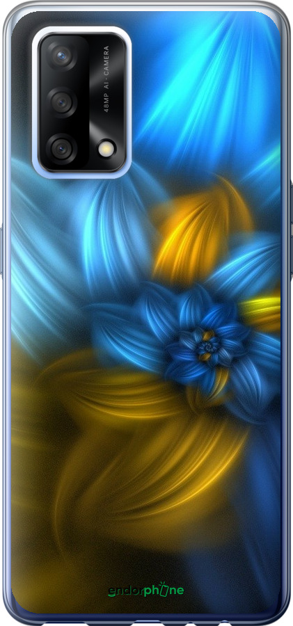 

Силіконовий чохол "Візерунок 46" для Oppo A74, Синій