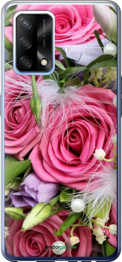 

Силіконовий чохол "Ніжність" для Oppo A74, Рожевий