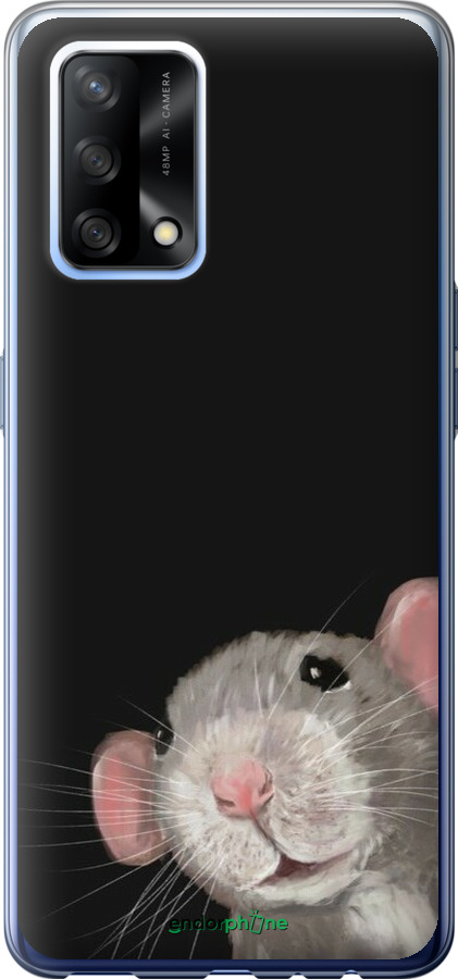 Силіконовий чехол The Peeking Rat для Oppo A74 - 6442u-2305 изображение 