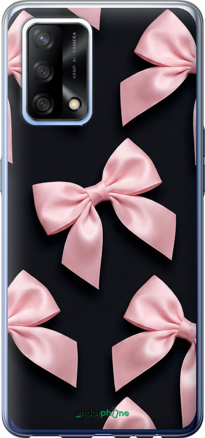 Силиконовый чехол Coquette Ribbons Dark Coquette для Oppo A74 - 6767u-2305 изображение 