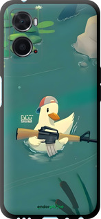 TPU чехол Каченя з автоматом для Oppo A76 - 6356b-2760 изображение 