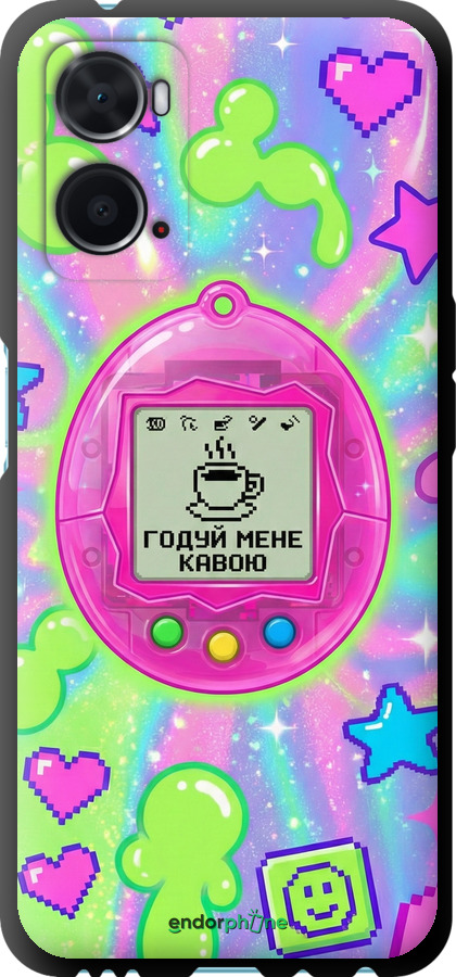 TPU чехол Y2K Aesthetic Retro Pet: Годуй мене кавою для Oppo A76 - 6784b-2760 изображение 