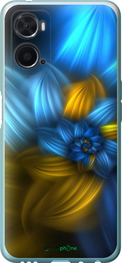 

Силіконовий чохол "Візерунок 46" для Oppo A76, Синій