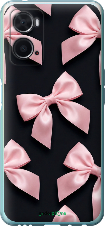 Силиконовый чехол Coquette Ribbons Dark Coquette для Oppo A76 - 6767u-2760 изображение 
