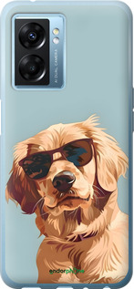 Силіконовий чехол Пес в очках для Oppo A77 5G - 6381u-1377 изображение 