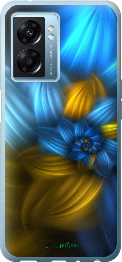 

Силіконовий чохол "Візерунок 46" для Oppo A77 5G, Синій