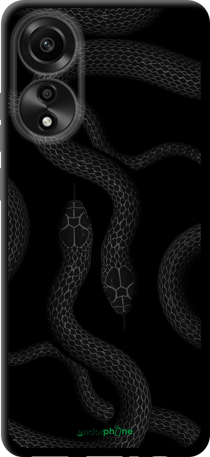 TPU чехол Змеи для Oppo A78 4G - 5473b-3142 изображение 