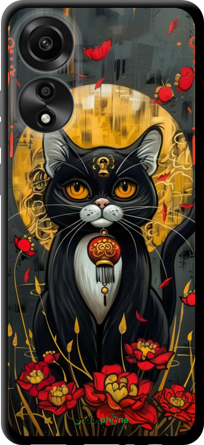 TPU чехол China Cat для Oppo A78 4G - 6134b-3142 изображение 