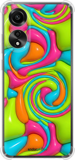 Силіконовий протиударний с посиленими кутами чехол Y2K Jelly Dream для Oppo A78 4G - 6780sp-3142 изображение 