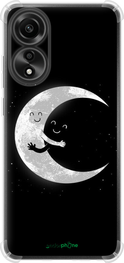 Силикон с усиленными углами чехол Лунные объятия для Oppo A78 4G - 6508sp-3142 изображение 