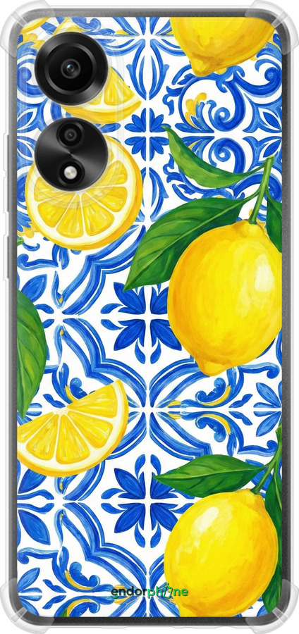 Силіконовий протиударний с посиленими кутами чехол Grocery Girl Italian Summer для Oppo A78 4G - 6766sp-3142 изображение 