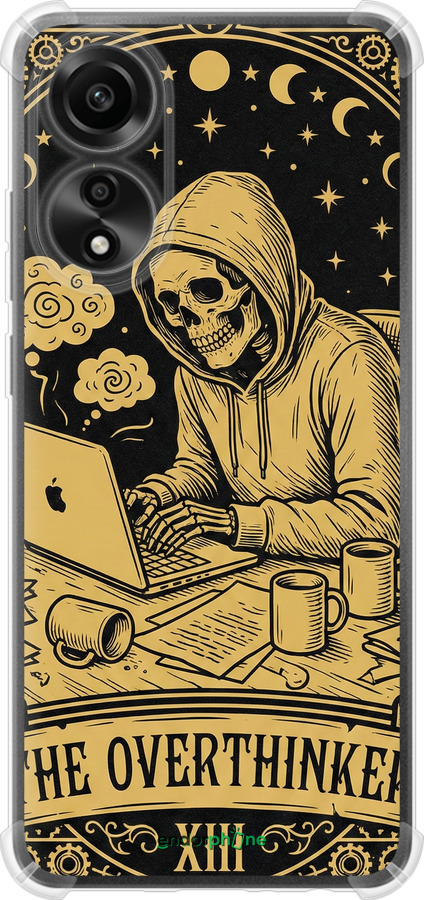 Силикон с усиленными углами чехол The Overthinker для Oppo A78 4G - 6774sp-3142 изображение 