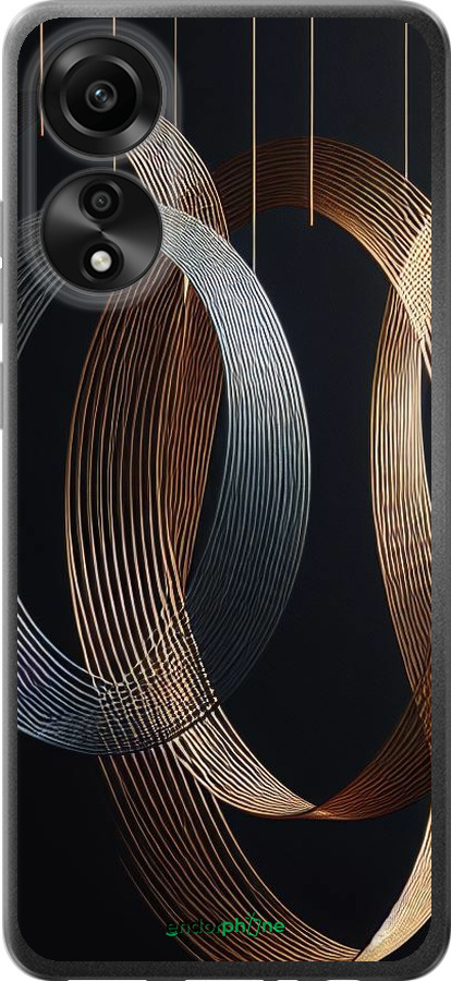 Силіконовий чехол Симфонія для Oppo A78 4G - 5835u-3142 изображение 
