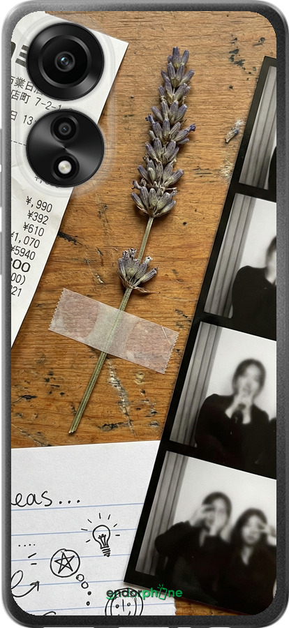 Силиконовый чехол Aesthetic Scrapbook Collage для Oppo A78 4G - 6773u-3142 изображение 