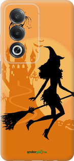 Силиконовый чехол Ведьма на метле для Oppo A3 Pro 5G - 1184u-4144 изображение 