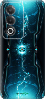 Силиконовый чехол Молнии в цилиндре для Oppo A3 Pro 5G - 120u-4144 изображение 