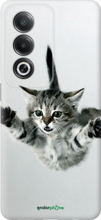 Силиконовый чехол Летящий котёнок для Oppo A3 Pro 5G - 2322u-4144 изображение 