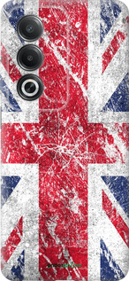 Силиконовый чехол Флаг Великобритании 1 для Oppo A80 5G - 386u-3963 изображение 