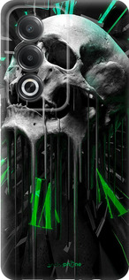 Силиконовый чехол Череп-часы для Oppo A80 5G - 4100u-3963 изображение 