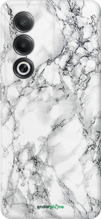 Силиконовый чехол Мрамор белый для Oppo A80 5G - 4480u-3963 изображение 
