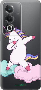 Силиконовый чехол Единорог для Oppo A3 Pro 5G - 4702u-4144 изображение 