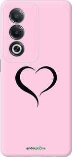 Силиконовый чехол Сердце 1 для Oppo A80 5G - 4730u-3963 изображение 