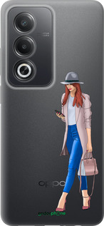 Силиконовый чехол Девушка 1 для Oppo A3 Pro 5G - 4751u-4144 изображение 