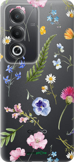 Силиконовый чехол Цветочный фон v2 для Oppo A3 Pro 5G - 5472u-4144 изображение 