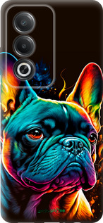 Силіконовий чехол Яскравий бульдог для Oppo A3 Pro 5G - 5547u-4144 изображение 