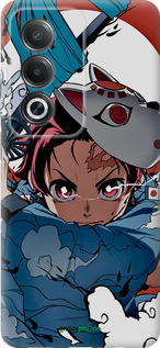 Силиконовый чехол Танджиро Камадо для Oppo A3 Pro 5G - 5574u-4144 изображение 