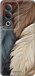 Силиконовый чехол Листья в стиле бохо для Oppo A80 5G - 5643u-3963 изображение 