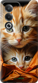 Силиконовый чехол Котики 2 для Oppo A80 5G - 5664u-3963 изображение 