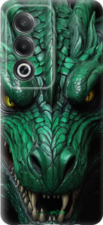 Силиконовый чехол Зелёный дракон v2 для Oppo A3 Pro 5G - 5817u-4144 изображение 