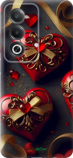 Силіконовий чехол Сердечки v4 для Oppo A3 Pro 5G - 5834u-4144 изображение 