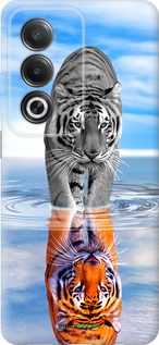 Силиконовый чехол Тигр для Oppo A3 Pro 5G - 6016u-4144 изображение 