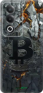 Силіконовий чехол Розпечений біткойн для Oppo A3 Pro 5G - 6091u-4144 изображение 