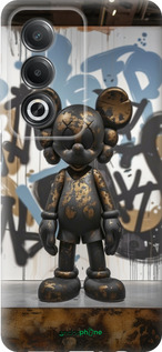 Силіконовий чехол Bronze kaws v2 для Oppo A3 Pro 5G - 6098u-4144 изображение 