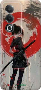 Силиконовый чехол Сумерки воина: Танец с катаной для Oppo A3 Pro 5G - 6123u-4144 изображение 