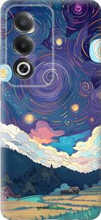 Силіконовий чехол Креативний арт для Oppo A3 Pro 5G - 6322u-4144 изображение 