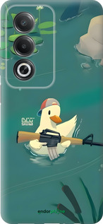 Силіконовий чехол Каченя з автоматом для Oppo A3 Pro 5G - 6356u-4144 изображение 