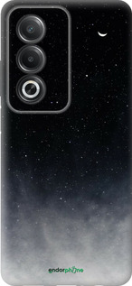 Силіконовий чехол Голубые облака, Голубая луна для Oppo A3 Pro 5G - 6396u-4144 изображение 