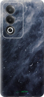 Силиконовый чехол Голубые облака, Голубая луна для Oppo A3 Pro 5G - 6398u-4144 изображение 