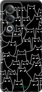 Силиконовый чехол С изображением кошек для Oppo A80 5G - 6470u-3963 изображение 