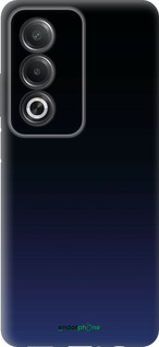 Силиконовый чехол Градиент в тёмно - синем стиле для Oppo A80 5G - 6542u-3963 изображение 