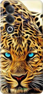 Силиконовый чехол Леопард для Oppo A80 5G - 6611u-3963 изображение 