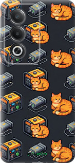 Силиконовый чехол Autonomous Zone для Oppo A3 Pro 5G - 6771u-4144 изображение 