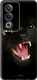 Силиконовый чехол Чёрная кошка для Oppo A80 5G - 932u-3963 изображение 